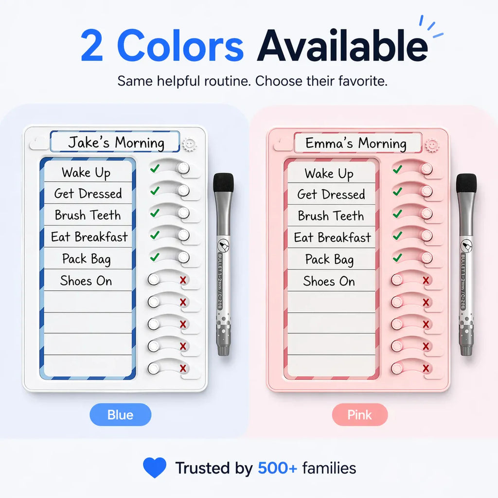 Multi-Kid ADHD-Friendly Chore Chart – Visual Checklist Board