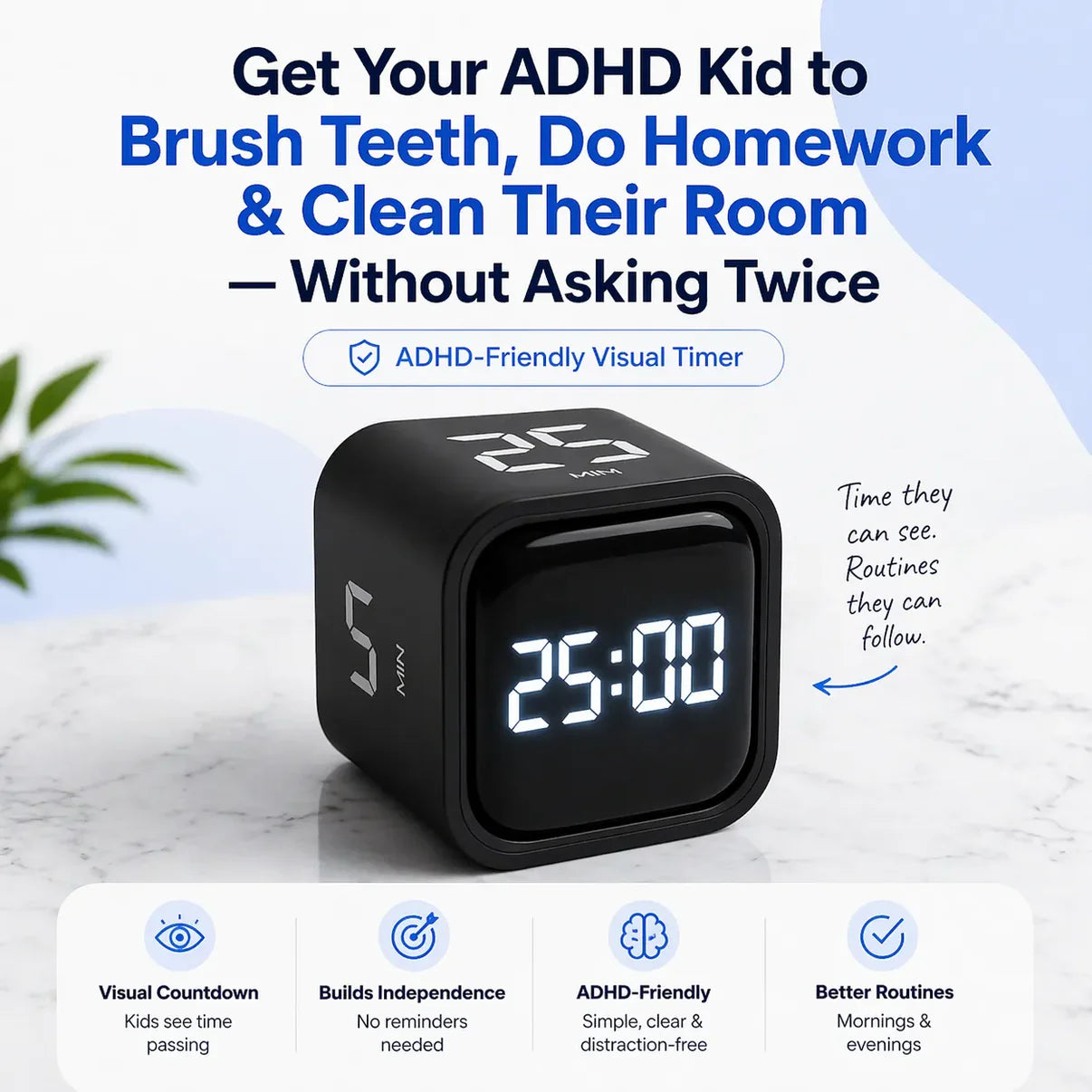ADHD-Friendly visual Timer
