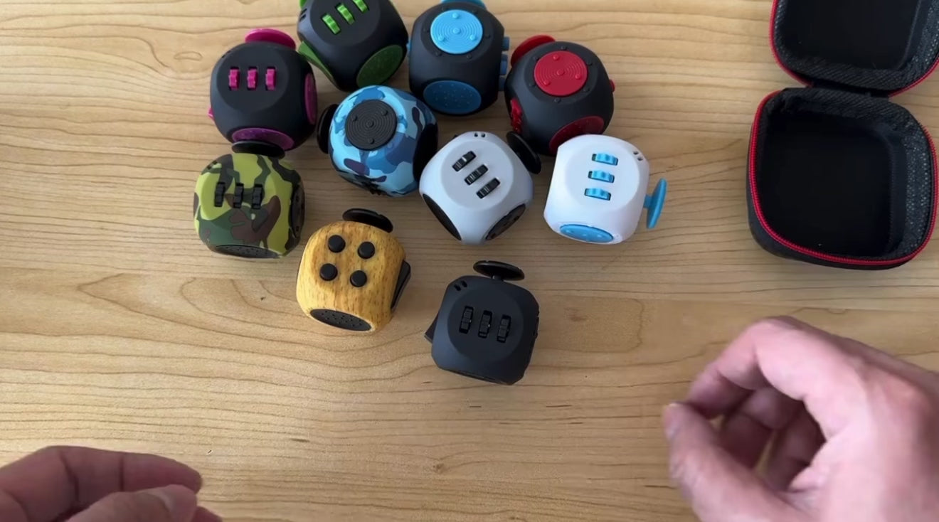 Fidget Cube Toy (6-Side) – Stress Relief Sensory Toy for Kids & Adults with ADHD, Autism & OCD